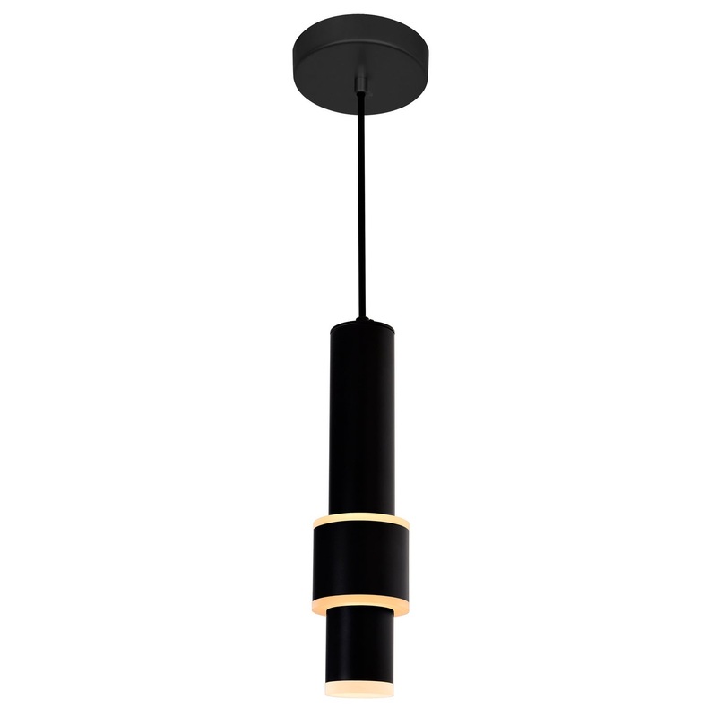 Lena LED Mini Pendant in Black