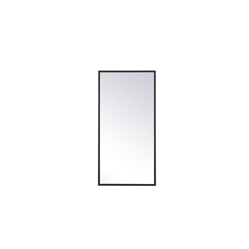 Monet Mirror in Black