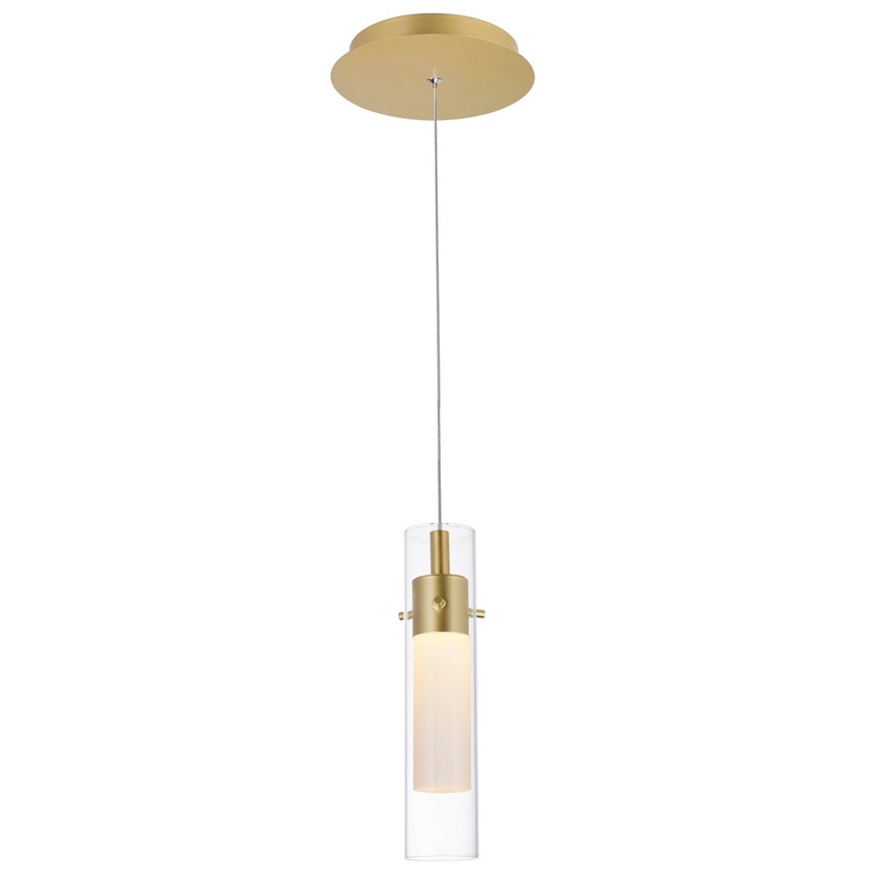 Olinda LED Mini Pendant in Satin Gold