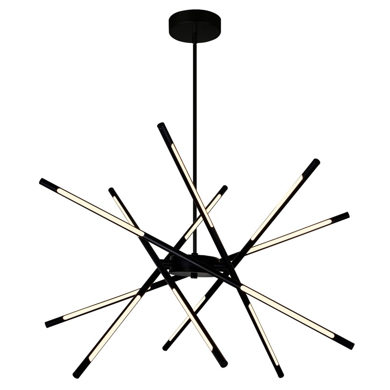 Oskil LED Chandelier in Black