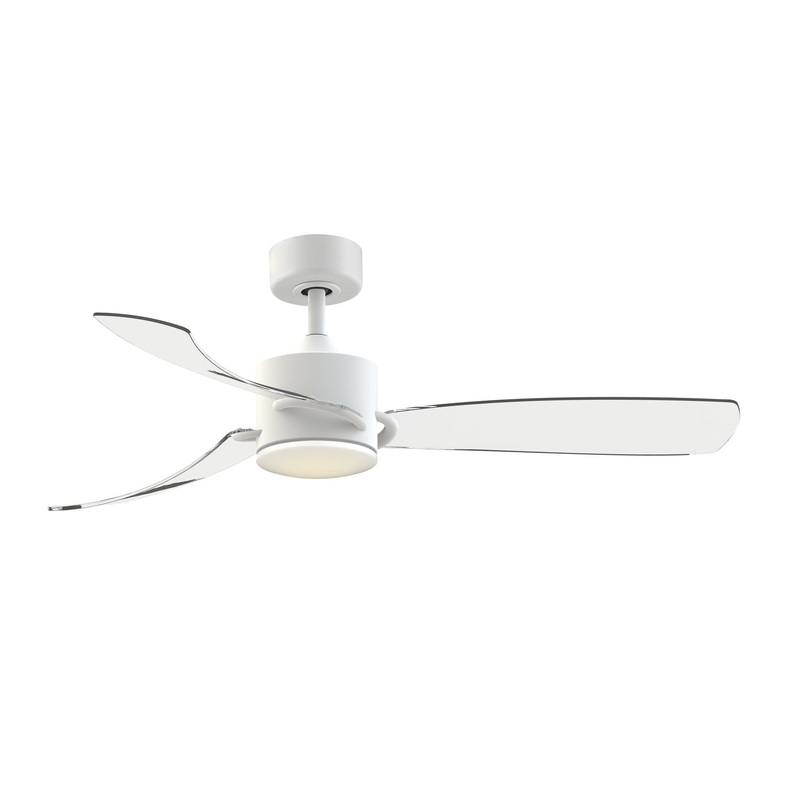 SculptAire 52"Ceiling Fan in Matte White