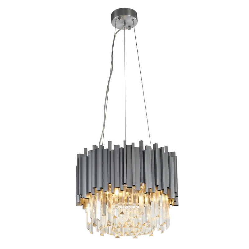 Six Light Chandelier in Chrome
