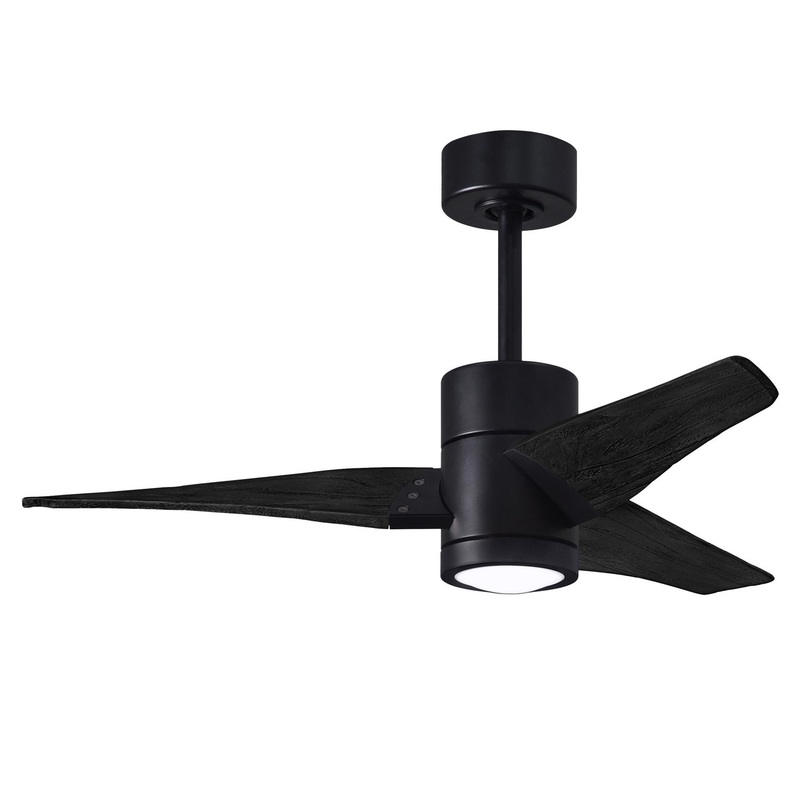 Super Janet 42``Ceiling Fan in Matte Black