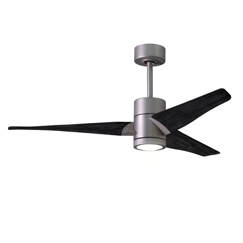 Super Janet 52``Ceiling Fan in Brushed Nickel