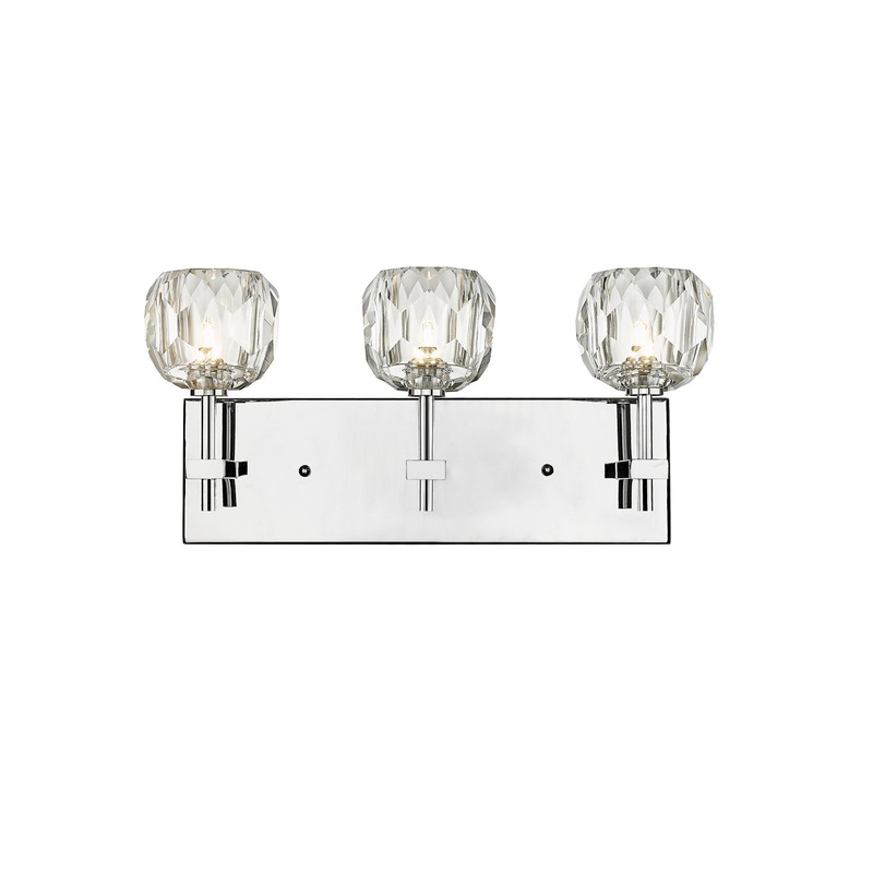 Three Light Vanity in Chrome