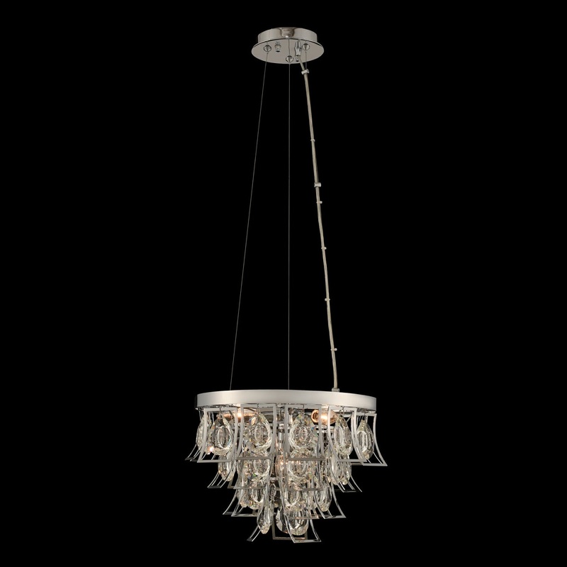 Carmella Four Light Pendant in Chrome