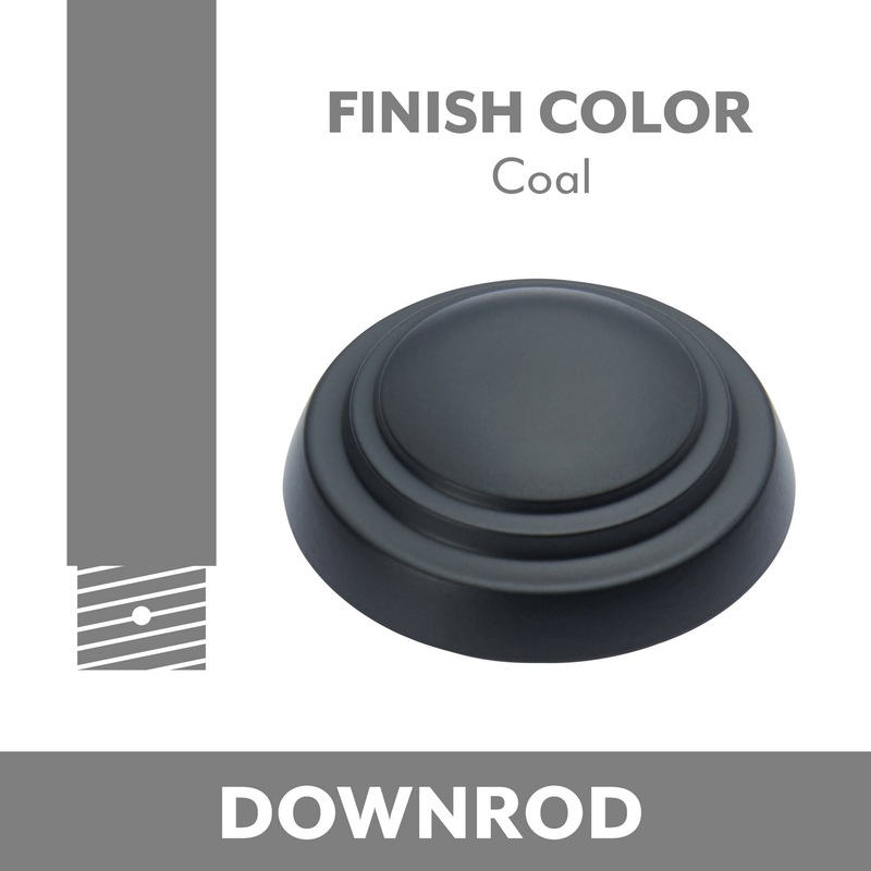 Ceiling Fan Downrod in Coal