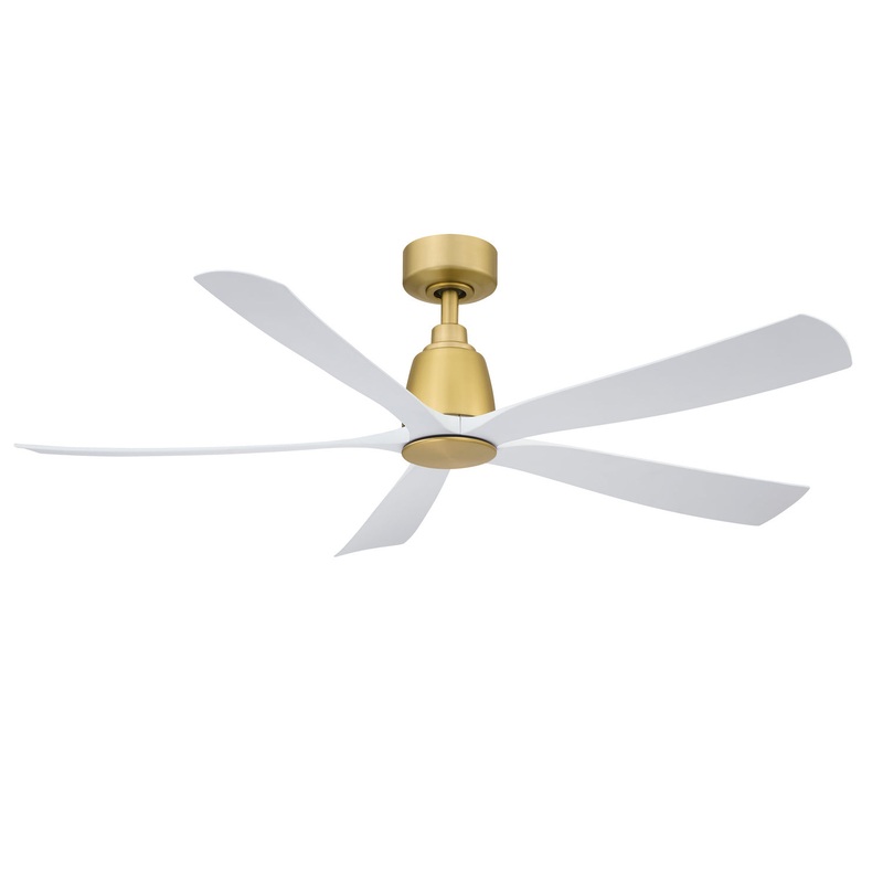 Kute5 52 52"Ceiling Fan in Brushed Satin Brass
