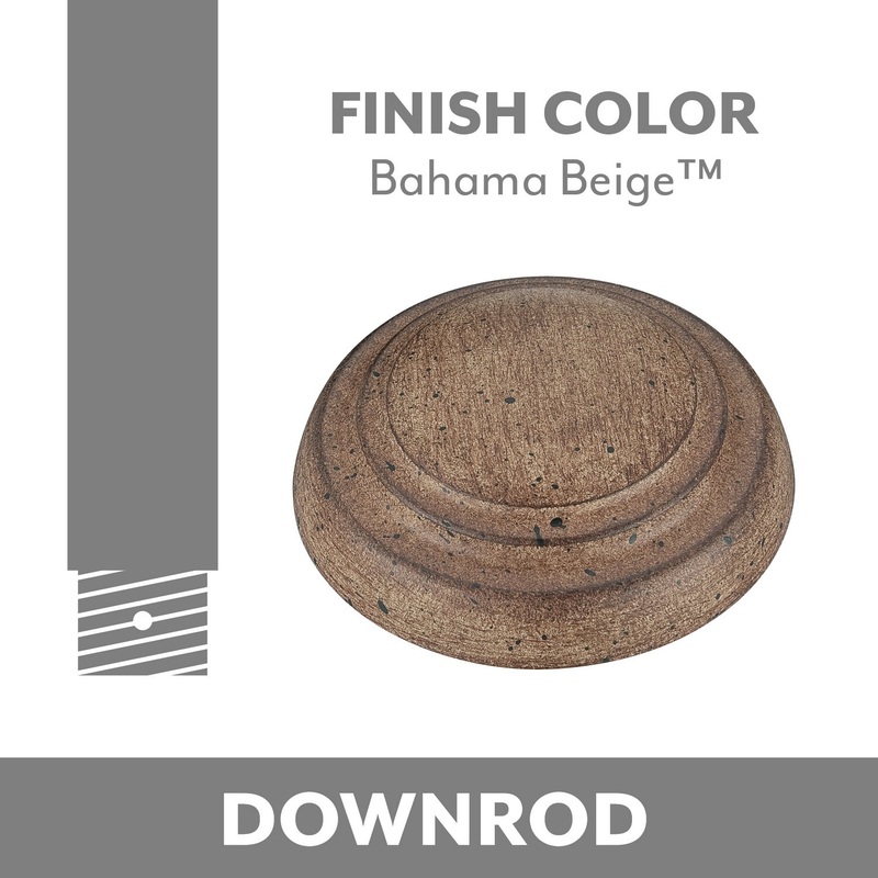 Minka Aire Ceiling Fan Downrod in Bahama Beige