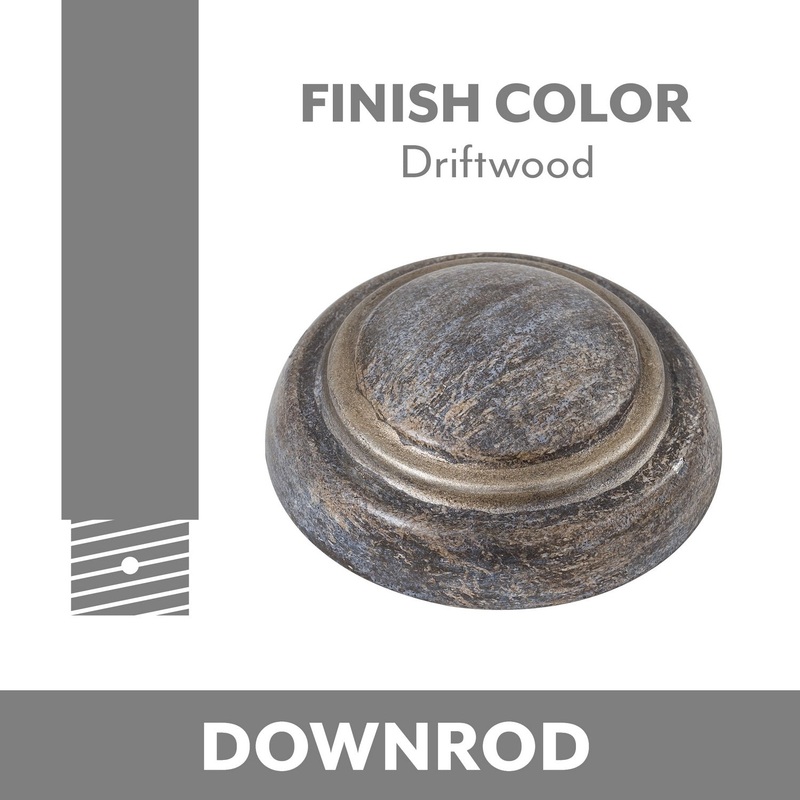 Minka Aire Ceiling Fan Downrod in Driftwood