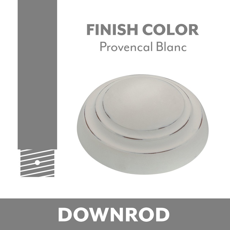 Minka Aire Ceiling Fan Downrod in Provencal Blanc