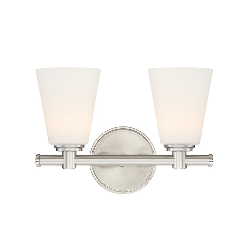 Parker LED Vanity in Satin Platinum