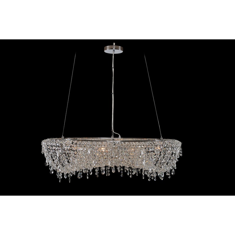 Voltare Eight Light Pendant in Chrome