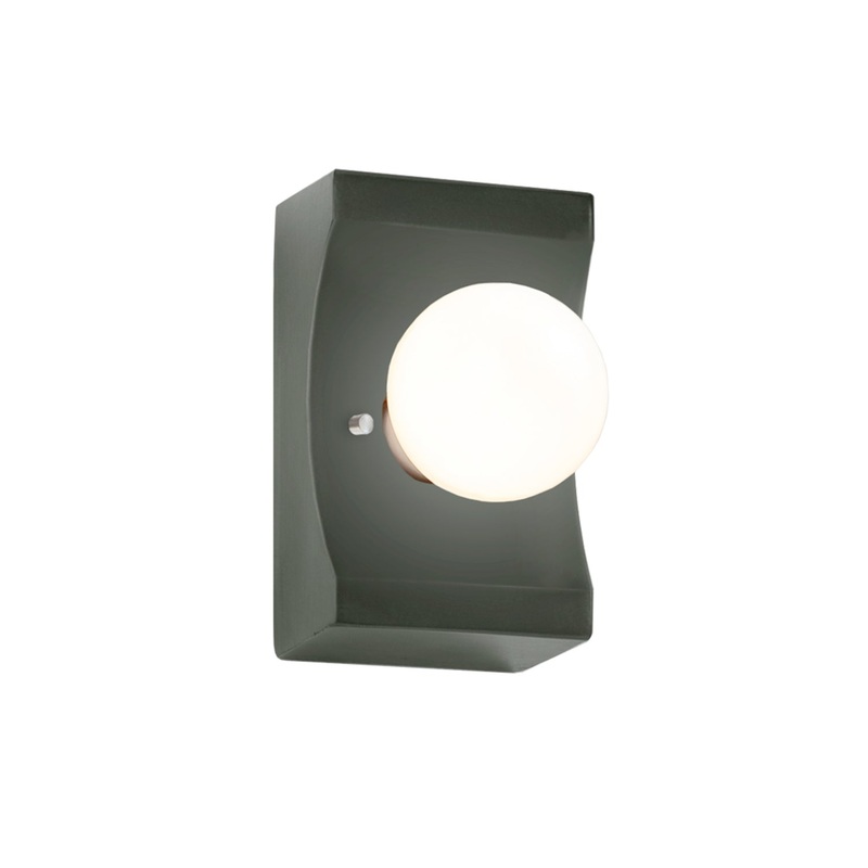 Ambiance One Light Wall Sconce in Pewter Green