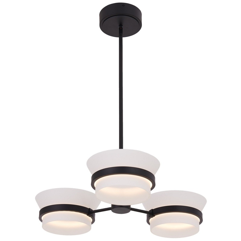 Anel LED Chandelier in Matte Black