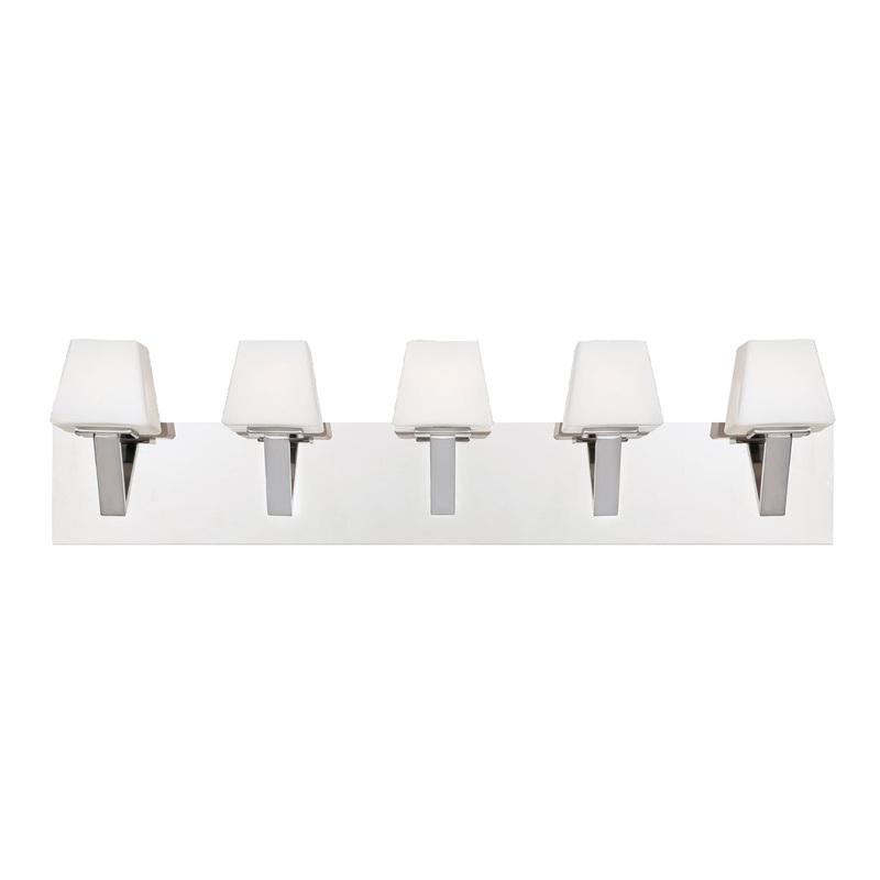 Anglo Five Light Bathbar in Chrome