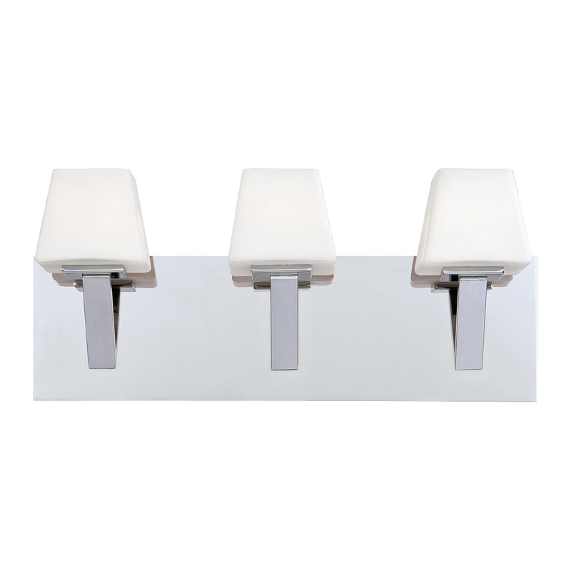 Anglo Three Light Bathbar in Chrome