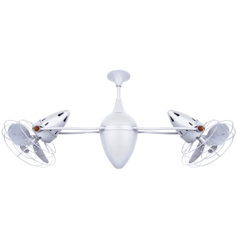 Ar Ruthiane 48``Ceiling Fan in Gloss White