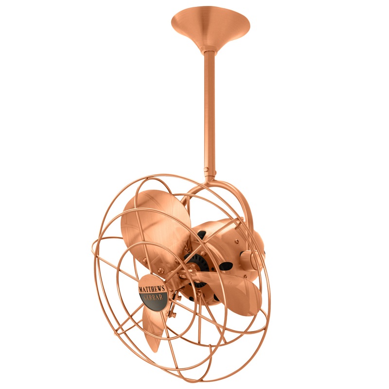 Bianca Direcional 16``Ceiling Fan in Brushed Copper
