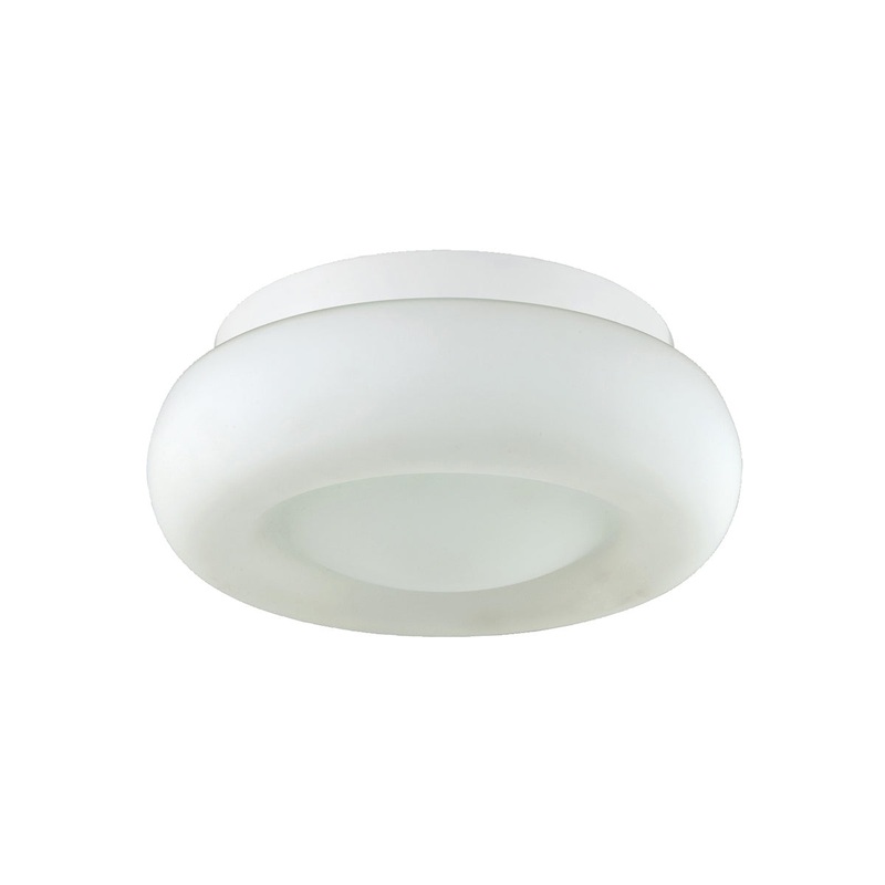 Disk One Light FLUSHMOUNT in White