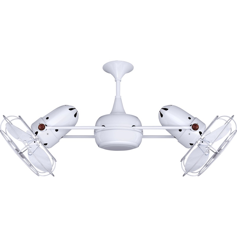 Duplo-Dinamico 36``Ceiling Fan in Gloss White