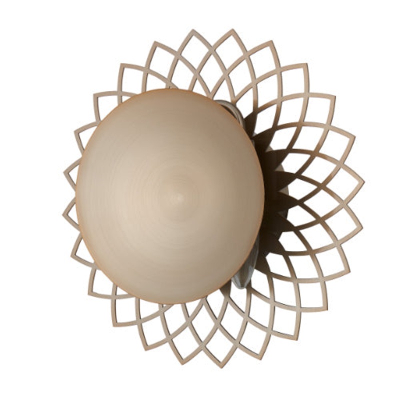 Helia Two Light Wall Sconce in Brushed Champagne Gold