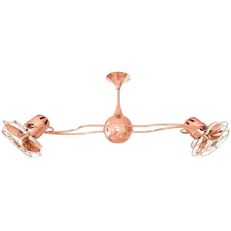 Italo Ventania 53``Ceiling Fan in Polished Copper
