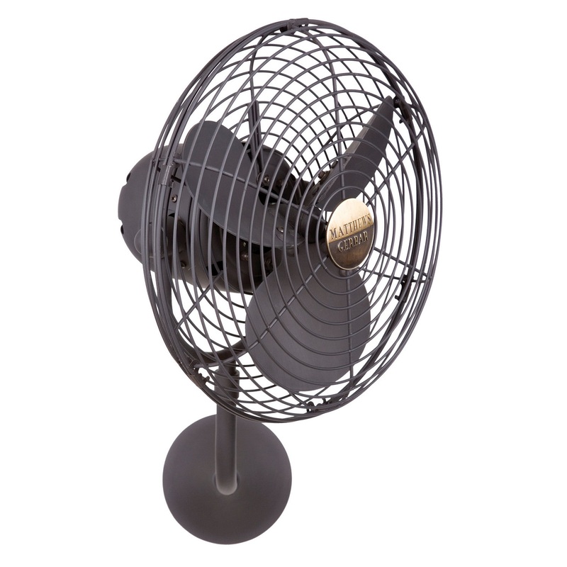 Michelle Parede 19``Wall Fan in Bronzette