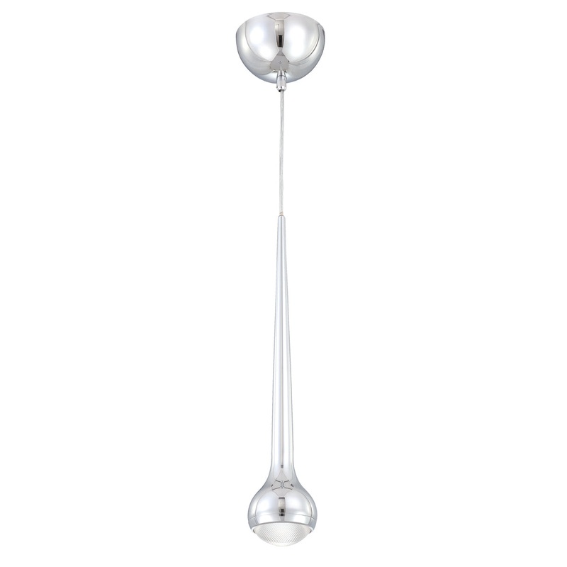 Micro One Light Pendant in Chrome