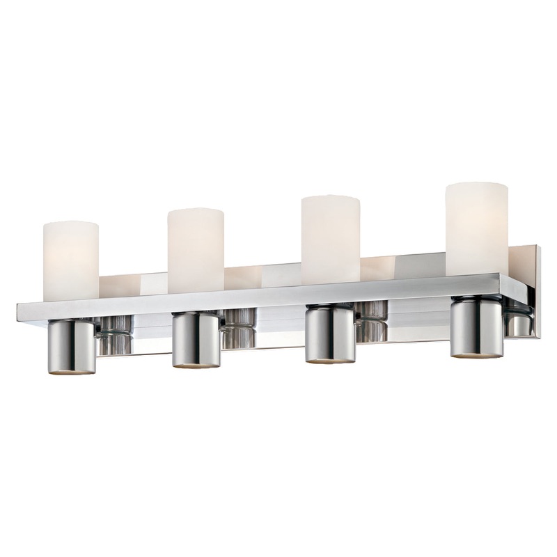 Pillar Eight Light Bathbar in Chrome