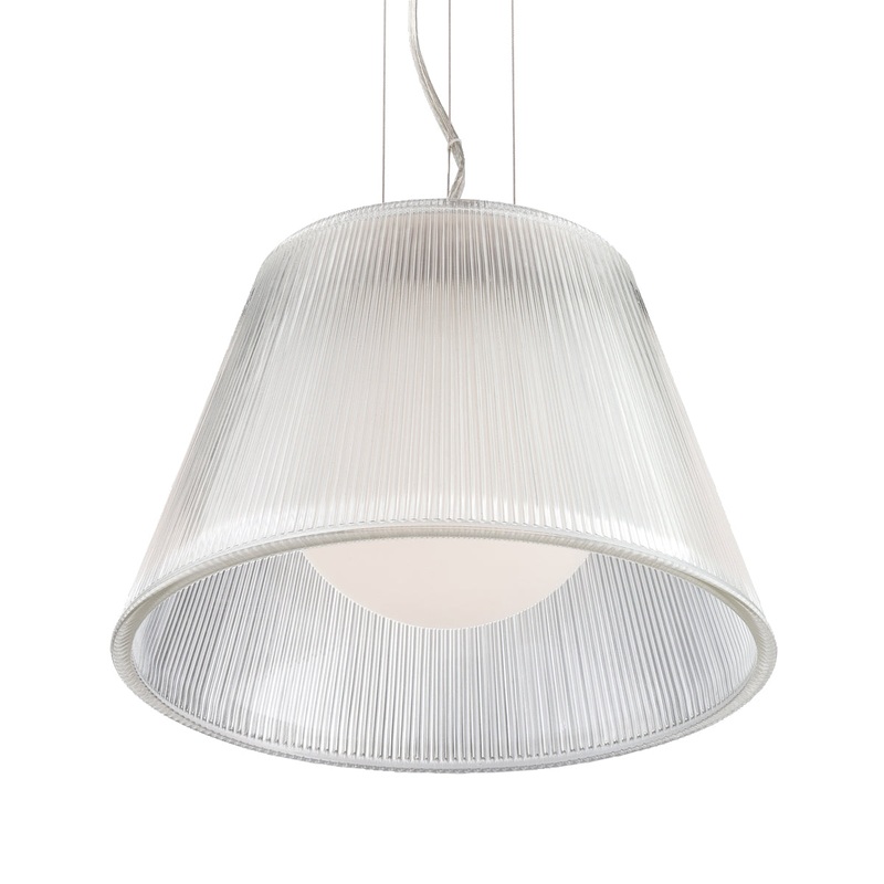 Ribo One Light Pendant in Chrome