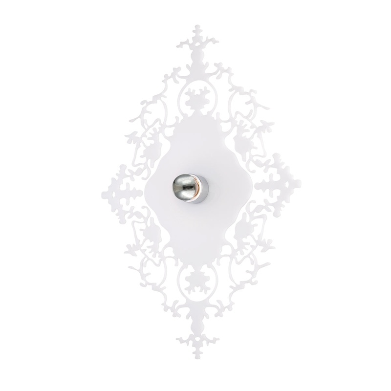 Royal One Light Wall Sconce in White