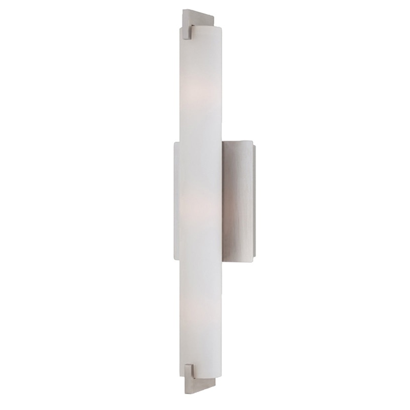 Zuma Three Light Wall Sconce in Brushed Nickel