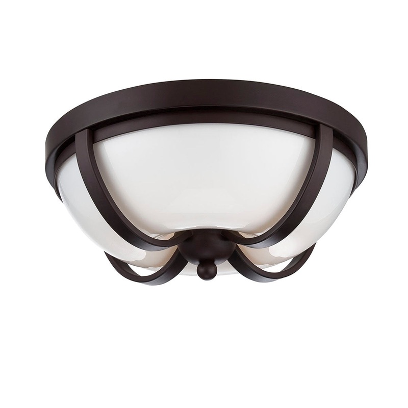 Andrew LED Flush Mount in Bronze