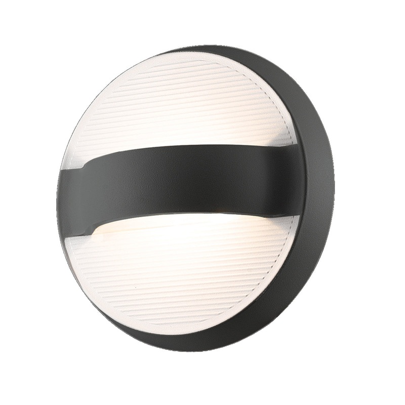 Bay LED Outdoor Wall Mount in Graphite Grey