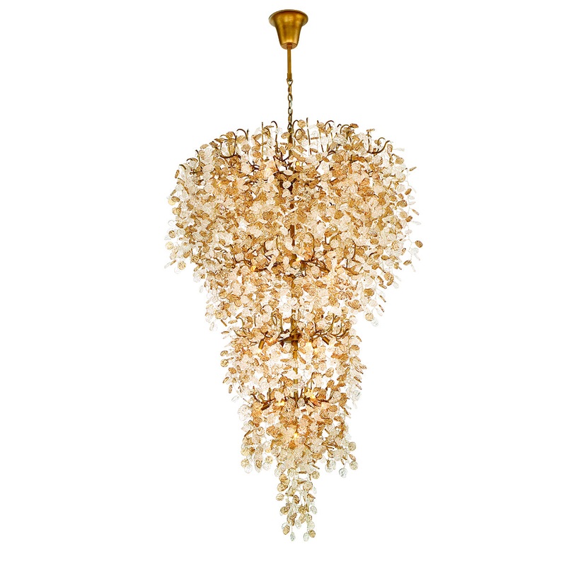 Campobasso 33 Light Chandelier in Antique Gold