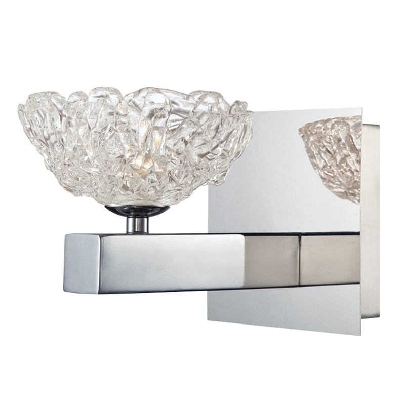 Caramico One Light Wall Sconce in Chrome