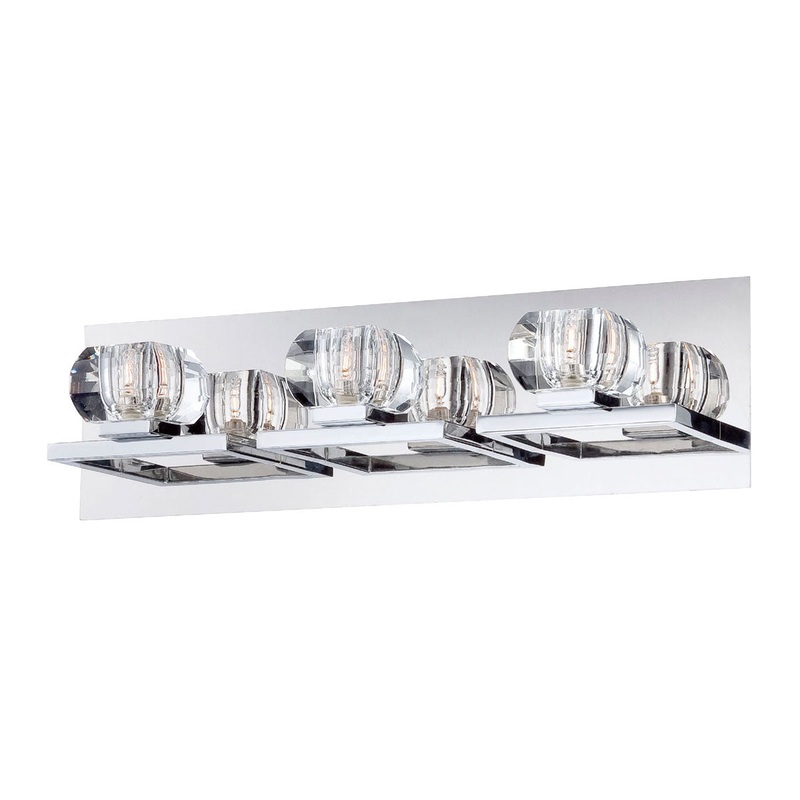 Casa Three Light Bathbar in Chrome