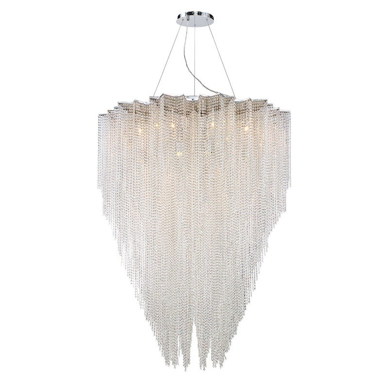 Cohen 12 Light Chandelier in Chrome