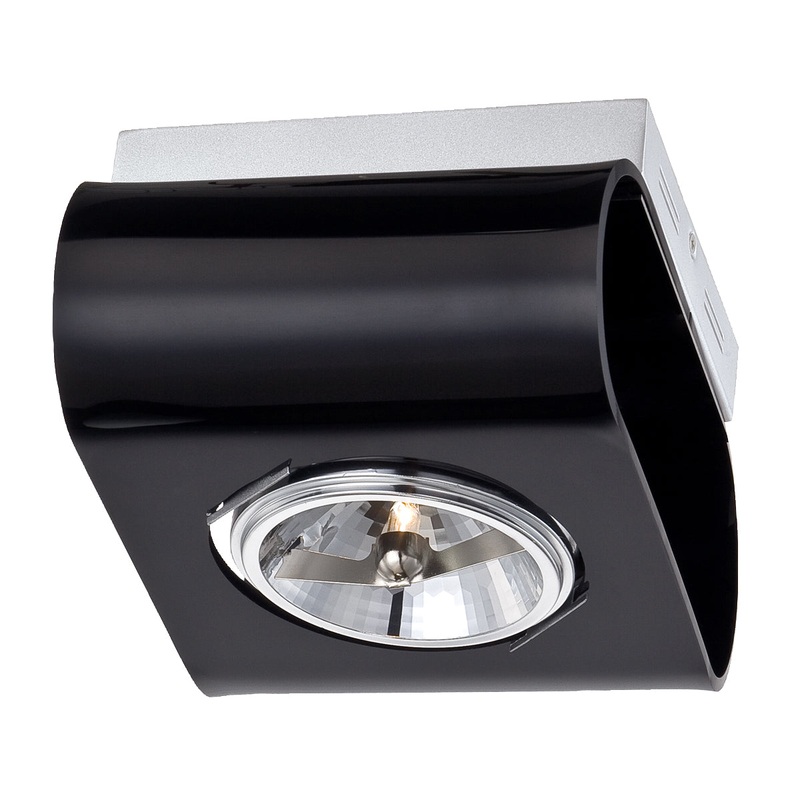 Curve One Light Monospot in Black