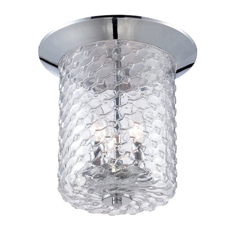 Elli Three Light Flushmount in Chrome