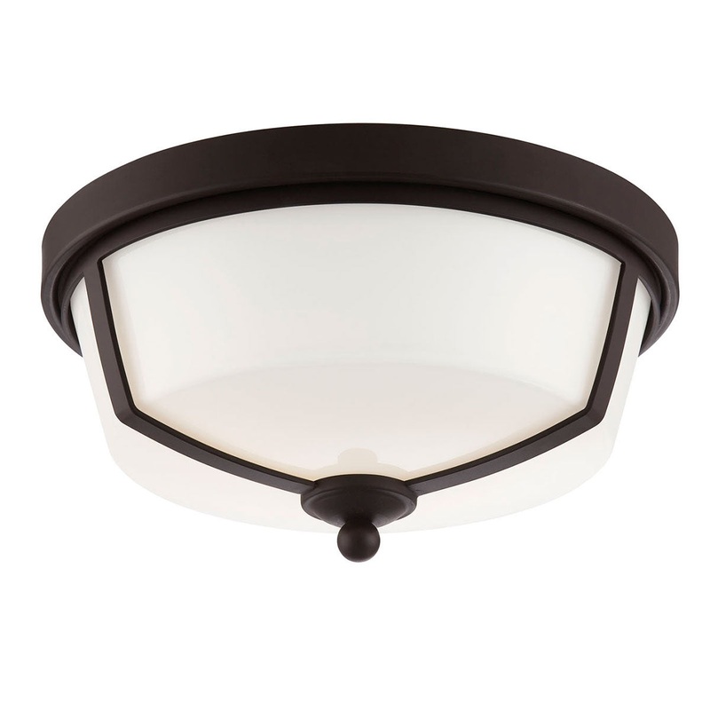 Kate LED Flush Mount in Bronze