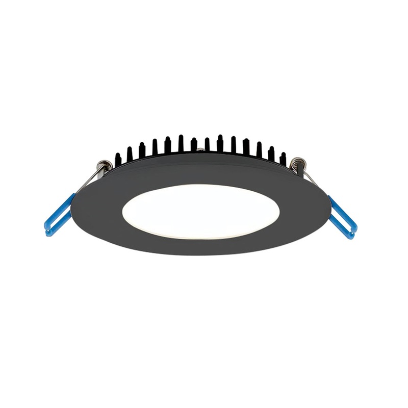 LED Recessed in Black