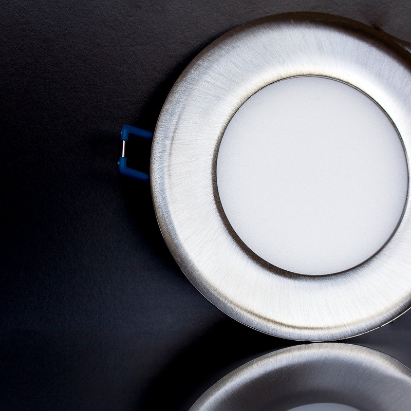 LED Recessed in Brushed Nickel