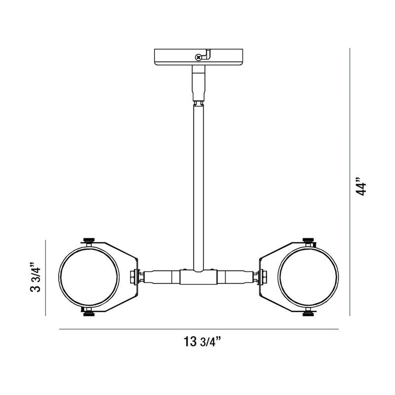 Lexus LED Pendant/Flush Mount in Satin Nickel