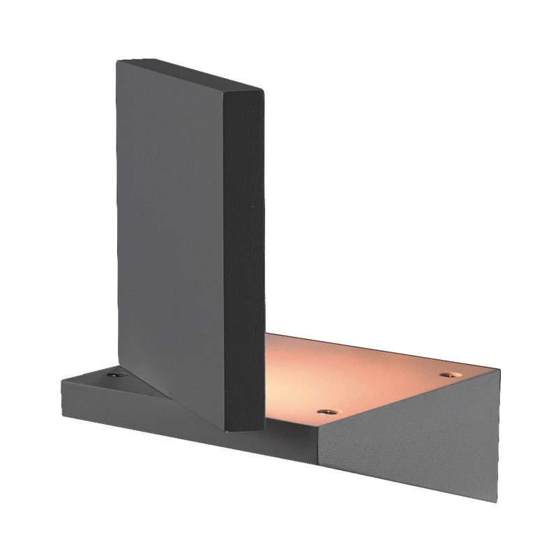 Mana LED Outdoor Wall Mount in Graphite Grey