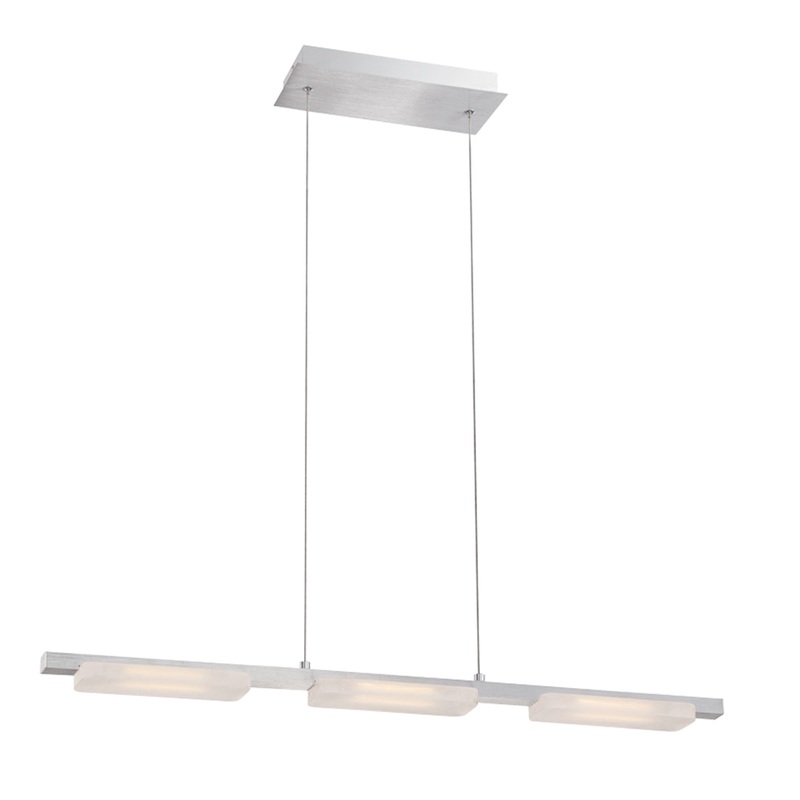 Miles LED Pendant in Aluminum