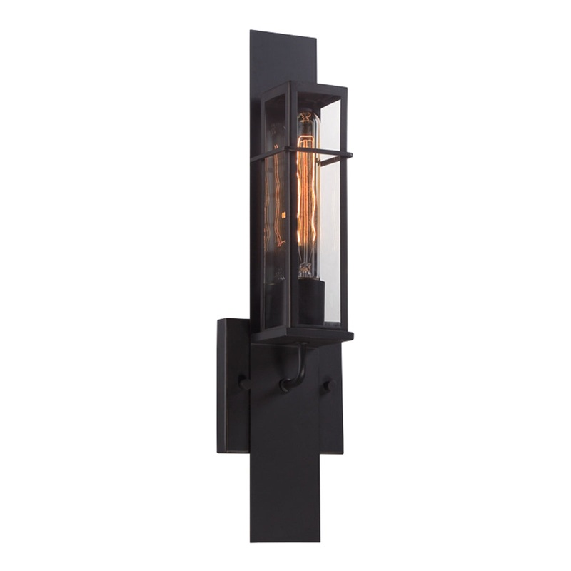 Muller One Light Outdoor Wall Sconce in Bronze