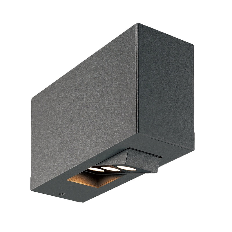 Oscar LED Outdoor Wall Mount in Graphite Grey