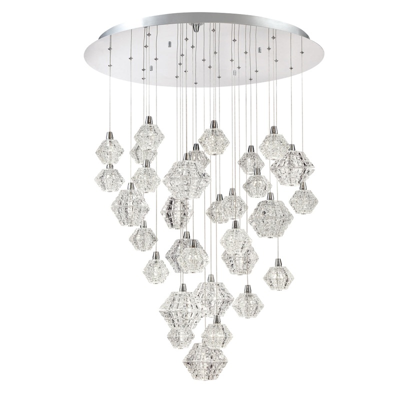 Owen 31 Light CHANDELIER in Chrome